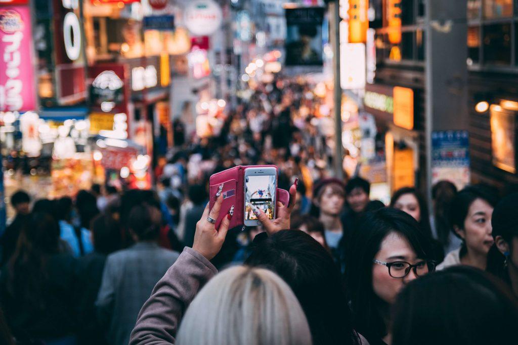 Busy Streets On Holidays
