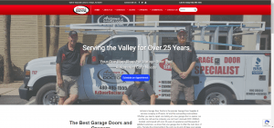 Arizona Garage Door's New Website